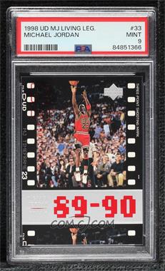1998-99 Upper Deck Michael Jordan Living Legend - [Base] #33 - Michael Jordan [PSA 9 MINT]