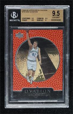 1998-99 Upper Deck Ovation - [Base] #79 - Dirk Nowitzki [BGS 9.5 GEM MINT]