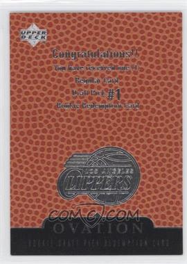 1998-99 Upper Deck Ovation - Rookie Draft Pick Expired Redemptions #71T - Los Angeles Clippers