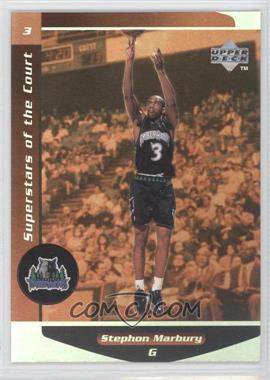 1998-99 Upper Deck Ovation - Superstars of the Court #C10 - Stephon Marbury