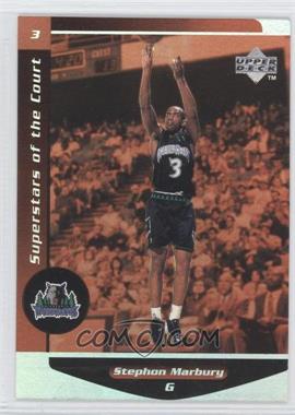 1998-99 Upper Deck Ovation - Superstars of the Court #C10 - Stephon Marbury