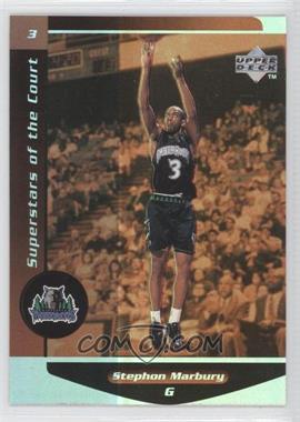 1998-99 Upper Deck Ovation - Superstars of the Court #C10 - Stephon Marbury