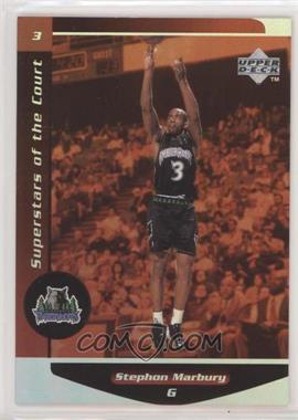1998-99 Upper Deck Ovation - Superstars of the Court #C10 - Stephon Marbury [EX to NM]