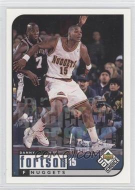 1998-99 Upper Deck UD Choice - [Base] - Prime Choice Reserve #37 - Danny Fortson /100