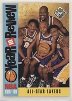 Kobe Bryant, Nick Van Exel, Eddie Jones, Shaquille O'Neal