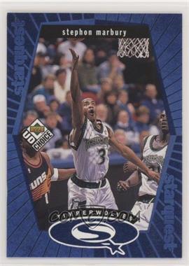 1998-99 Upper Deck UD Choice - Starquest - Blue #SQ16 - Stephon Marbury