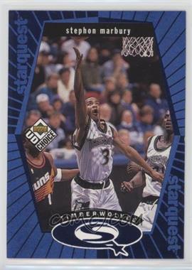 1998-99 Upper Deck UD Choice - Starquest - Blue #SQ16 - Stephon Marbury