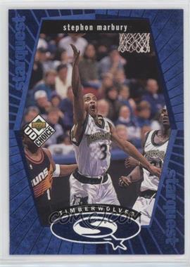 1998-99 Upper Deck UD Choice - Starquest - Blue #SQ16 - Stephon Marbury