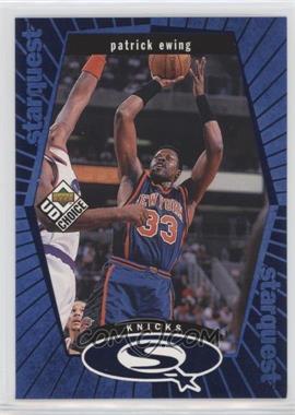 1998-99 Upper Deck UD Choice - Starquest - Blue #SQ18 - Patrick Ewing