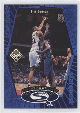 1998-99 Upper Deck UD Choice - Starquest - Blue #SQ24 - Tim Duncan