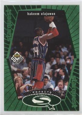 1998-99 Upper Deck UD Choice - Starquest - Green #SQ10 - Hakeem Olajuwon