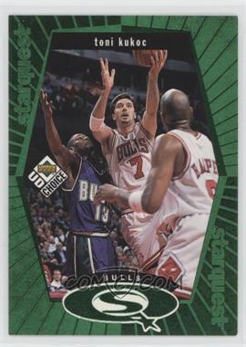 1998-99 Upper Deck UD Choice - Starquest - Green #SQ4 - Toni Kukoc