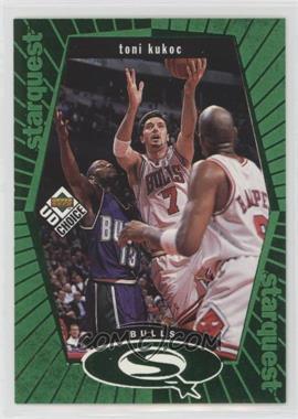 1998-99 Upper Deck UD Choice - Starquest - Green #SQ4 - Toni Kukoc