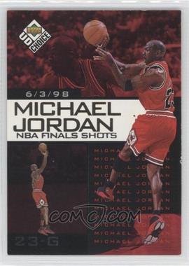 1998-99 Upper Deck UD Choice Preview - Michael Jordan NBA Finals Shots #1 - Michael Jordan