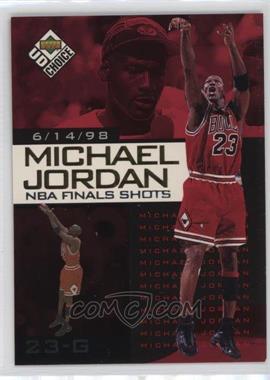 1998-99 Upper Deck UD Choice Preview - Michael Jordan NBA Finals Shots #10 - Michael Jordan