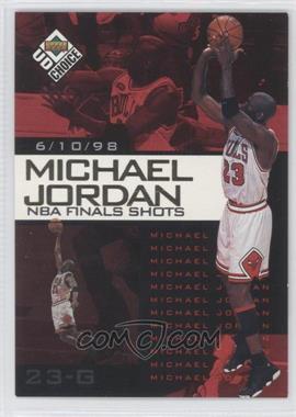 1998-99 Upper Deck UD Choice Preview - Michael Jordan NBA Finals Shots #4 - Michael Jordan