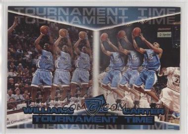 1998 Press Pass - [Base] - Blue #41 - Shammond Williams, Vince Carter