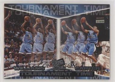 1998 Press Pass - [Base] - Blue #41 - Shammond Williams, Vince Carter