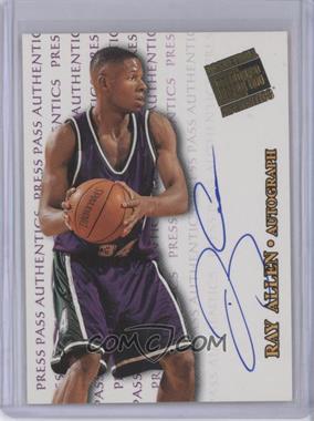 1998 Press Pass Authentics - Autographs #_RAAL - Ray Allen