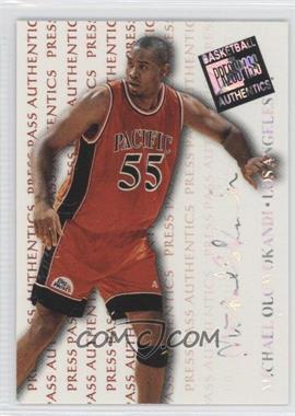 1998 Press Pass Authentics - [Base] - Hang Time #1 - Michael Olowokandi