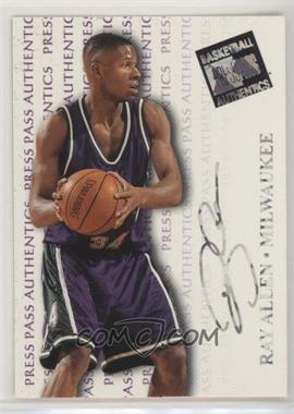 1998 Press Pass Authentics - [Base] - Hang Time #39 - Ray Allen