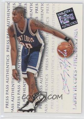 1998 Press Pass Authentics - [Base] - Hang Time #7 - Larry Hughes