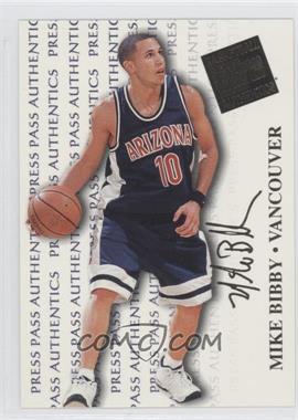 1998 Press Pass Authentics - [Base] #1.2 - Mike Bibby (Promo)