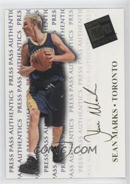 1998 Press Pass Authentics - [Base] #28 - Sean Marks