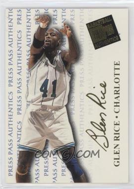 1998 Press Pass Authentics - [Base] #40 - Glen Rice