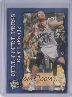 1998 Press Pass Authentics - Full Court Press #FP12 - Raef LaFrentz