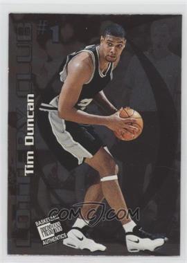 1998 Press Pass Authentics - Lottery Club #LC2 - Tim Duncan