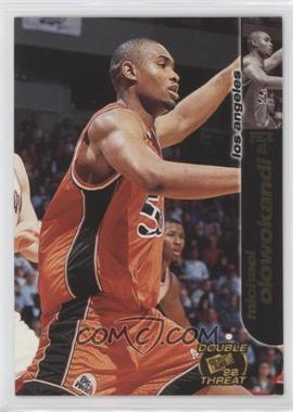 1998 Press Pass Double Threat - [Base] #1.1 - Michael Olowokandi (Base)