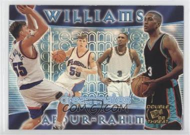 1998 Press Pass Double Threat - Dreammates #DM 9 - Jason Williams, Shareef Abdur-Rahim