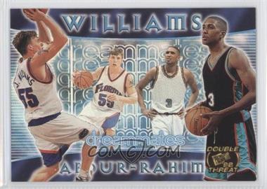 1998 Press Pass Double Threat - Dreammates #DM 9 - Jason Williams, Shareef Abdur-Rahim