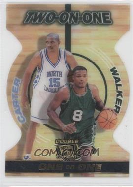 1998 Press Pass Double Threat - Two On One #TO 11 - Vince Carter, Antoine Walker