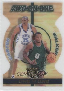 1998 Press Pass Double Threat - Two On One #TO 11 - Vince Carter, Antoine Walker