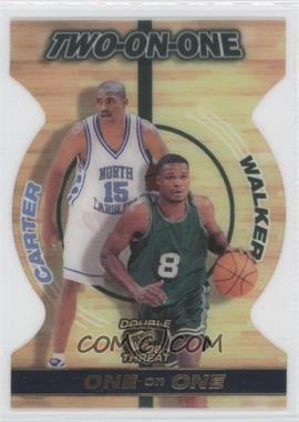 1998 Press Pass Double Threat - Two On One #TO 11 - Vince Carter, Antoine Walker
