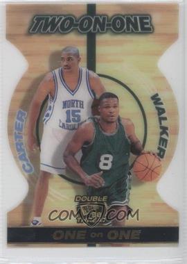 1998 Press Pass Double Threat - Two On One #TO 11 - Vince Carter, Antoine Walker