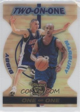 1998 Press Pass Double Threat - Two On One #TO 8 - Mike Bibby, Stephon Marbury