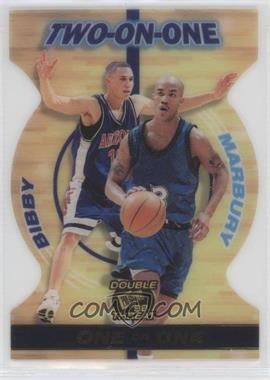 1998 Press Pass Double Threat - Two On One #TO 8 - Mike Bibby, Stephon Marbury