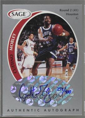 1998 SAGE - Authentic Autograph - Silver #A33 - Cuttino Mobley /400 [Noted]