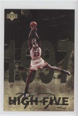 1998 Upper Deck Gatorade Michael Jordan - [Base] #12 - High Five (1997)