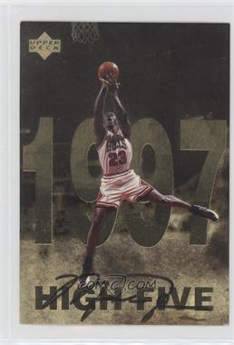 1998 Upper Deck Gatorade Michael Jordan - [Base] #12 - High Five (1997)