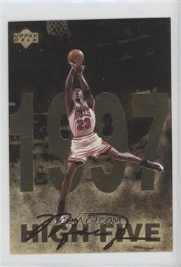 1998 Upper Deck Gatorade Michael Jordan - [Base] #12 - High Five (1997)