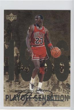 1998 Upper Deck Gatorade Michael Jordan - [Base] #2 - Playoff Sensation (1986) [Noted]