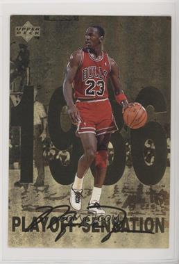 1998 Upper Deck Gatorade Michael Jordan - [Base] #2 - Playoff Sensation (1986) [Good to VG‑EX]