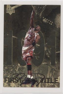 1998 Upper Deck Gatorade Michael Jordan - [Base] #7 - First NBA Title (1991) [EX to NM]