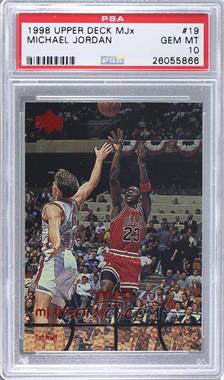 1998 Upper Deck mjx - [Base] #19 - Michael Jordan [PSA 10 GEM MT]