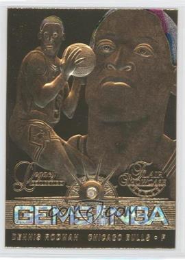 1999-00 23KT Gold Card Fleer Reprints - 1996-97 Flair Showcase Gems of the NBA #_DERO.2 - Dennis Rodman (Holofoil) /495