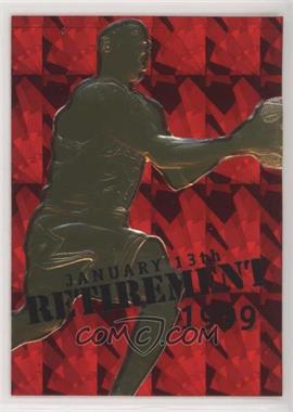 1999-00 23KT Gold Card Fleer Reprints - 1996-97 Ultra Court Masters #_MIJO.2 - Michael Jordan (Red Foil Background, Retirement Overstrike) /9923